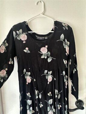 Vintage Nostalgia Floral Dress